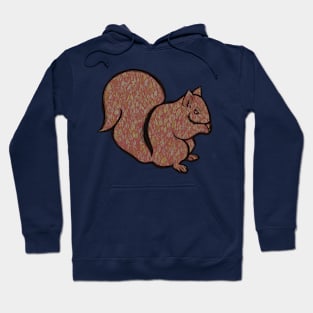 Chittering Squirrel of Leaves Hoodie